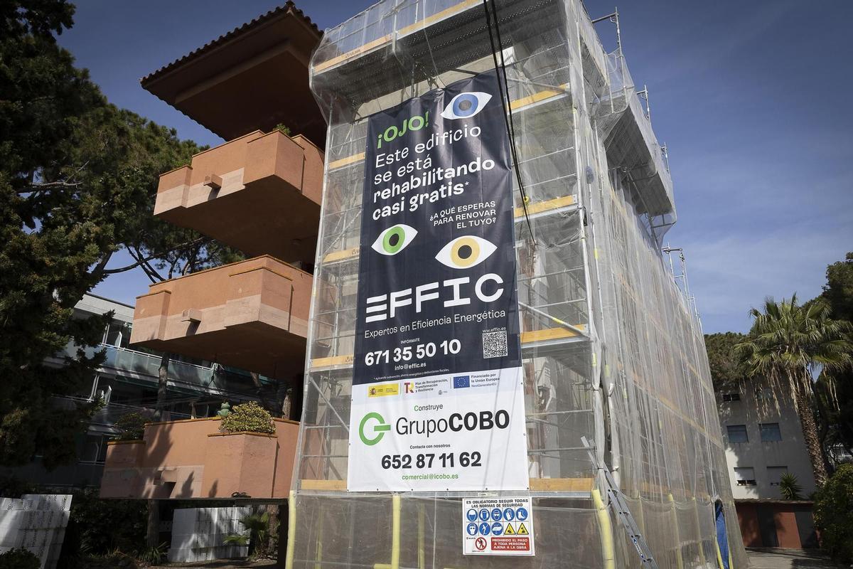 Obra de Effic en Castelldefels.