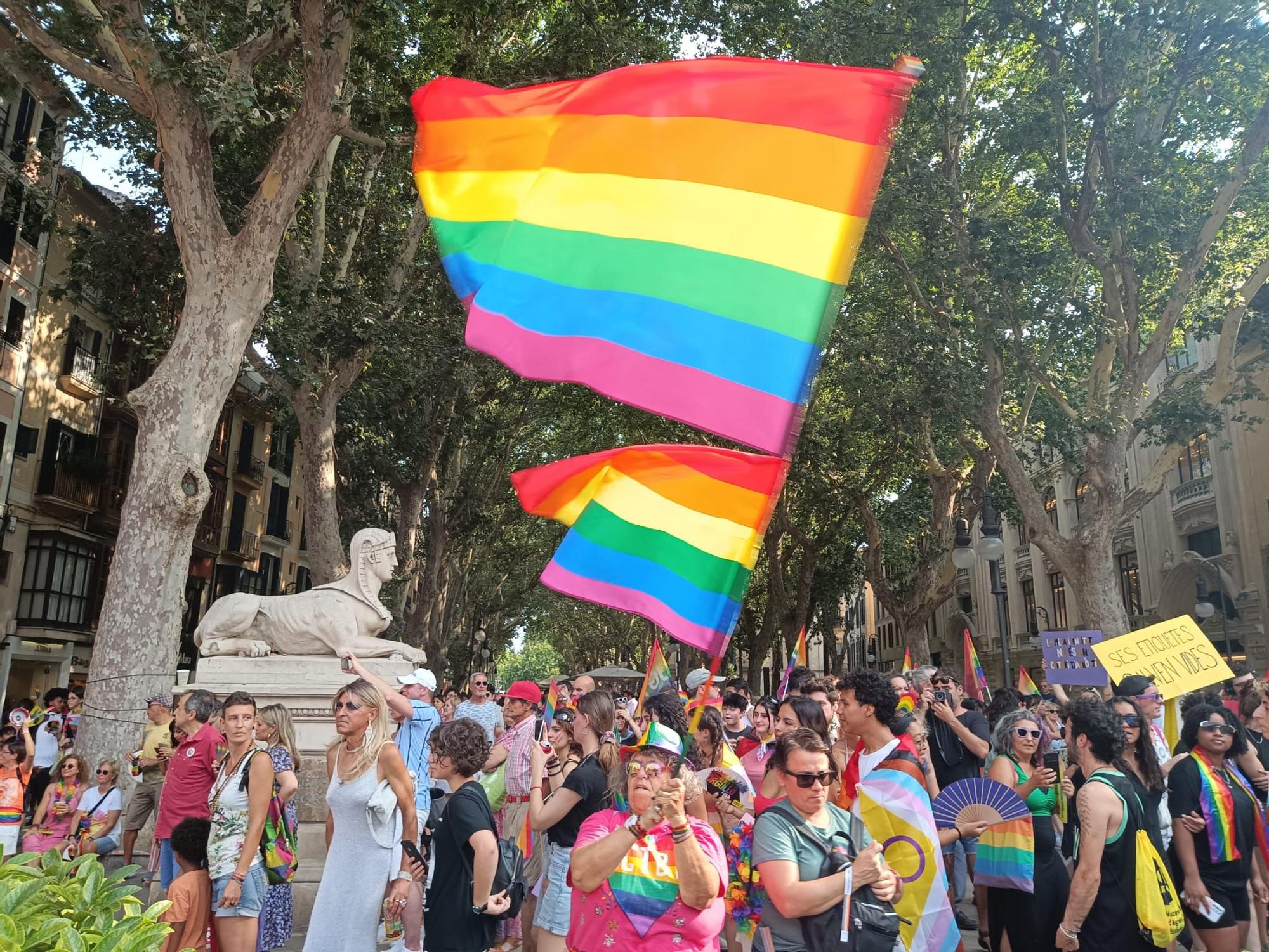 Manifestación del Orgullo LGTBI en Palma