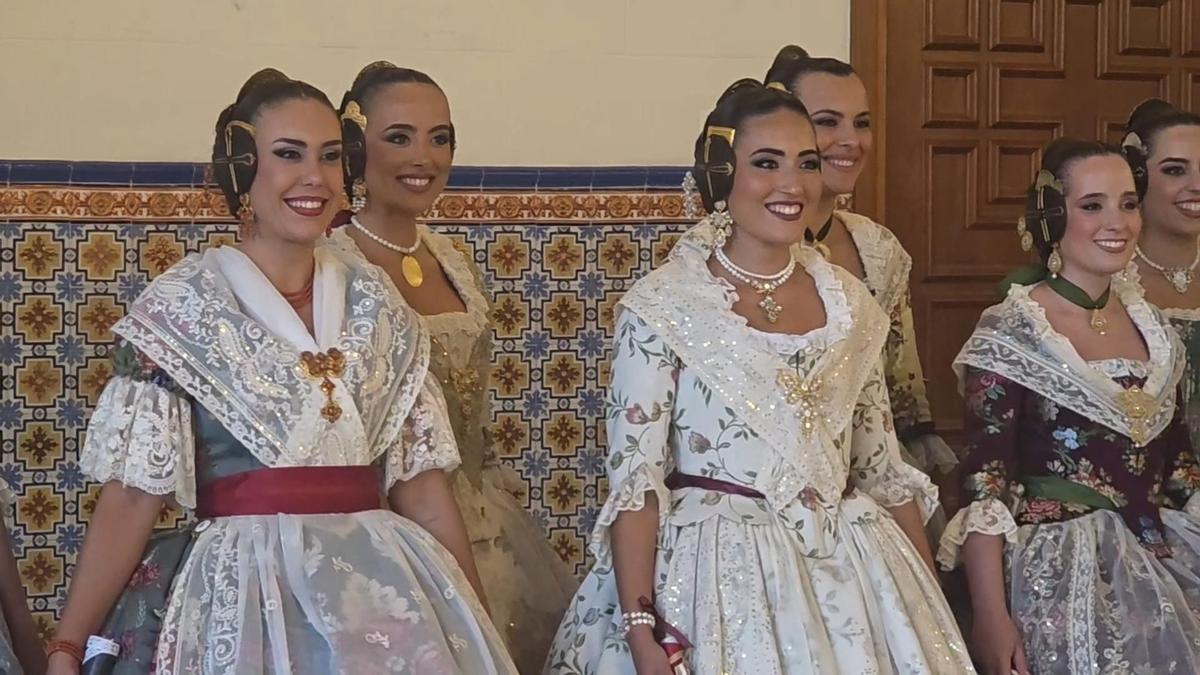 Las candidatas a Falleras Mayores de València se presentan en sociedad