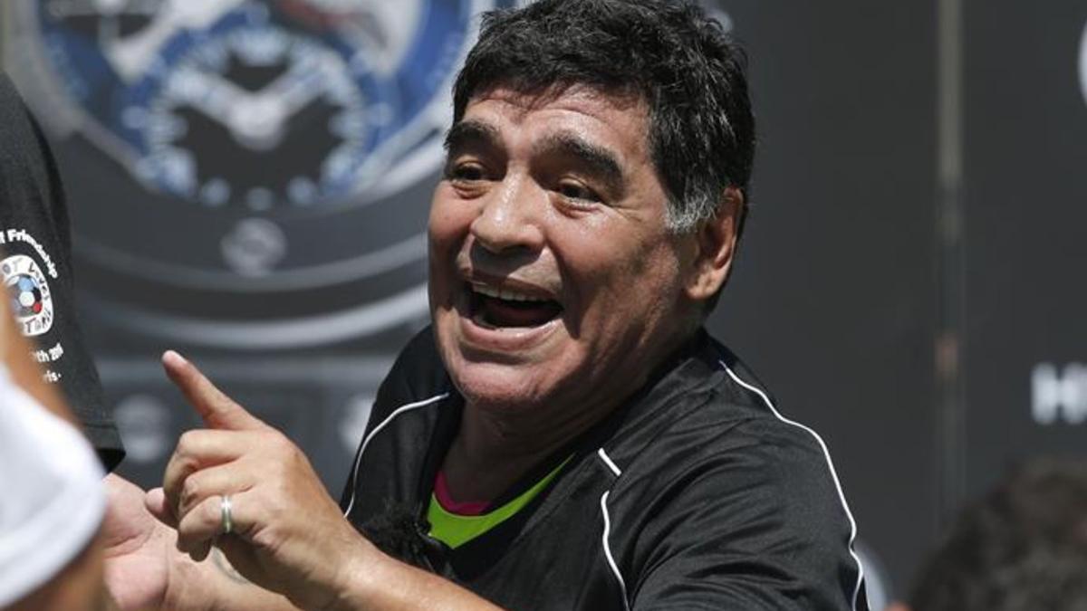 Maradona tiene ganas de trabajar junto al nuevo presidente de la FIFA