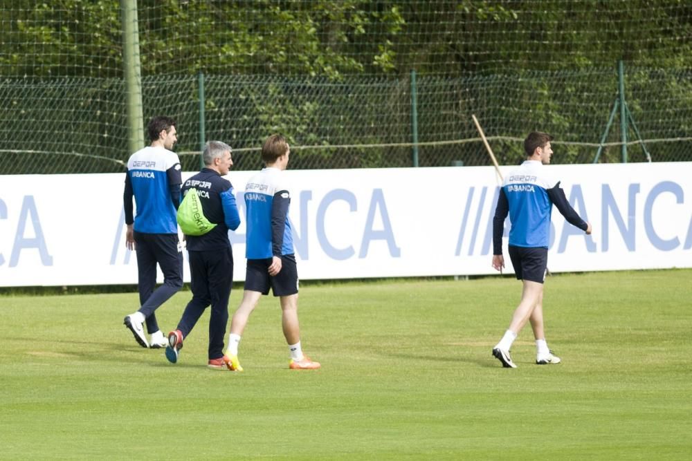 El Dépor avanza en la preparación del partido