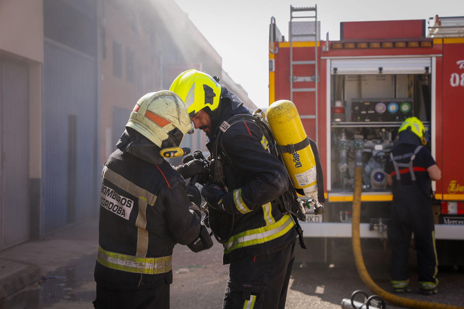 La vida en el Parque de Bomberos de Córdoba