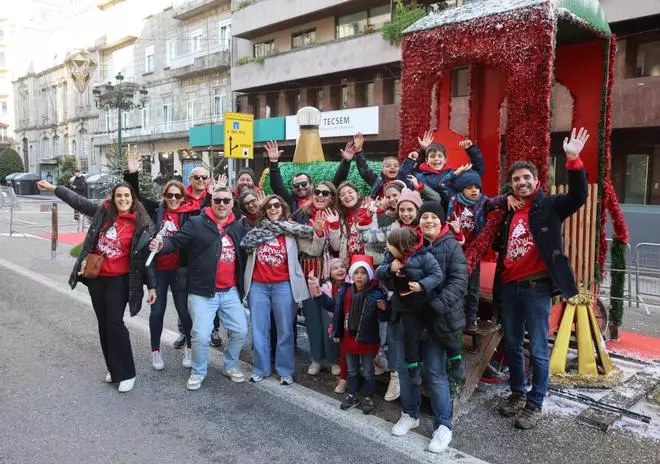 Vigo despide con sol otro fin de semana grande de Navidad