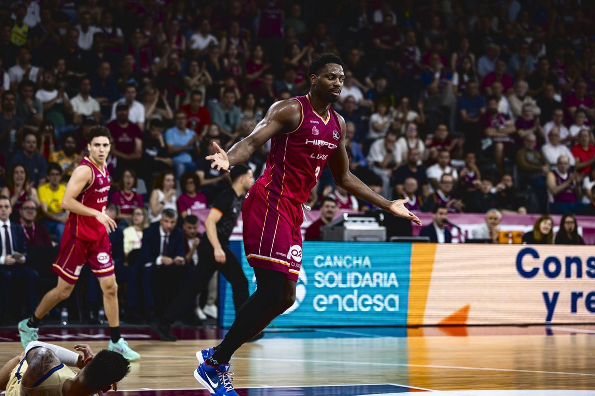 Melvin Ejim, antes en el Unicaja y ahora en el Hiopos Lleida.