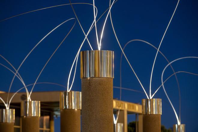 Barcelona recupera la luz del 'bosc d’Aiko', uno de los símbolos de los Juegos del 92