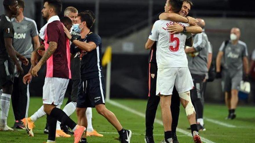 Luuk de Jong mete al Sevilla en la final de la Europa League (2-1)