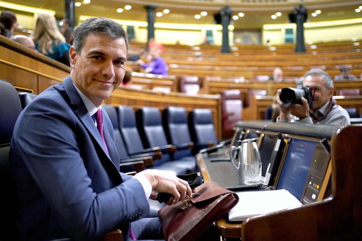 Comparecencia de Pedro Sánchez en el Congreso
