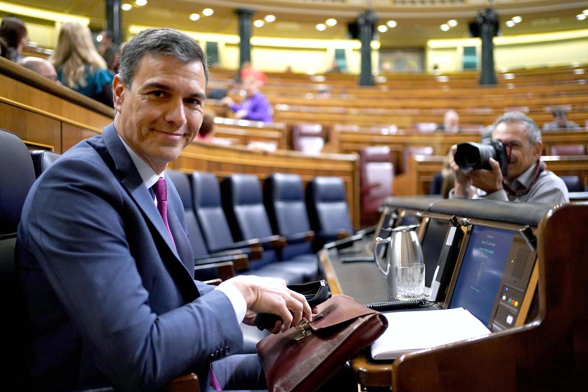 Comparecencia de Pedro Sánchez en el Congreso