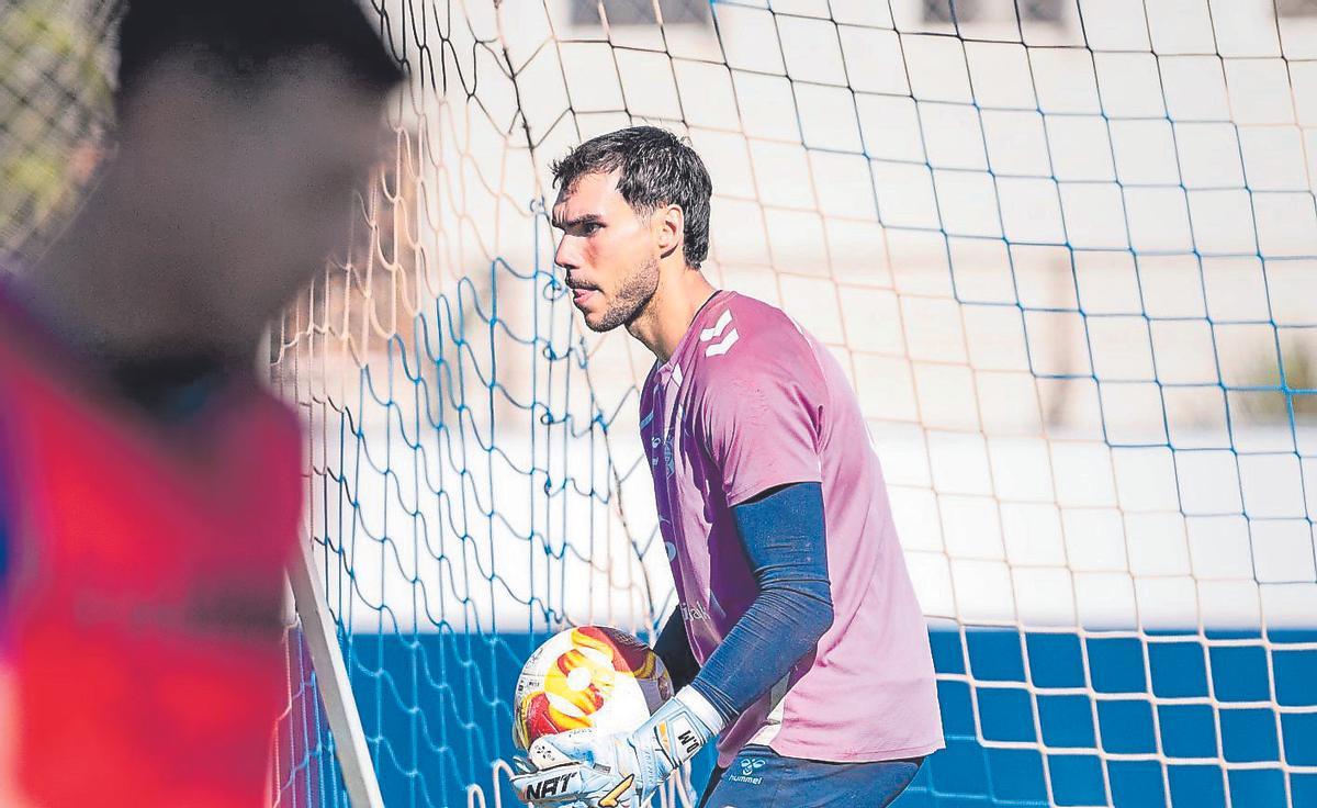 Dani Martín en un entrenamiento esta semana