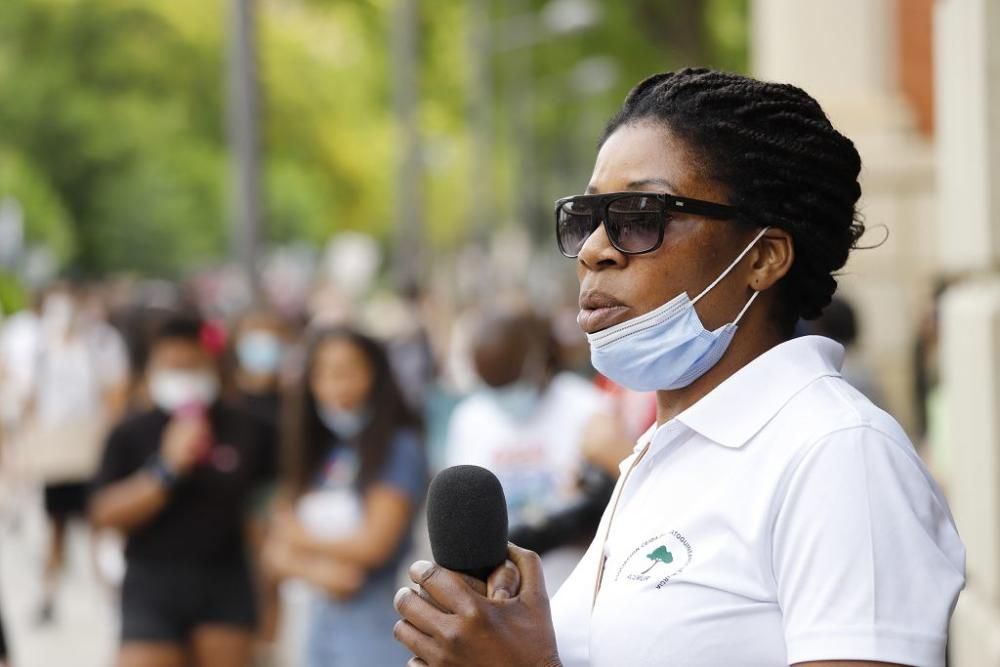 Protesta contra el racismo en Murcia