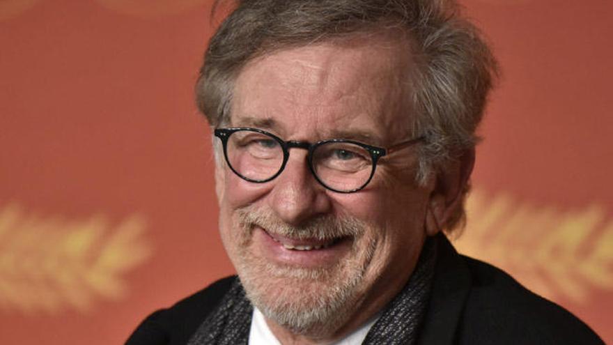 El director de cine Steven Spielberg en el Festival de Cannes