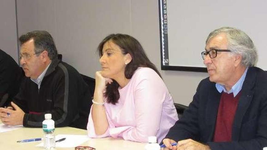 Martín Benito, Ana Sánchez y José Fernández Blanco.