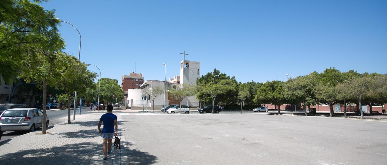 La parcela sobre la que se proyecta el centro de salud de Garbinet