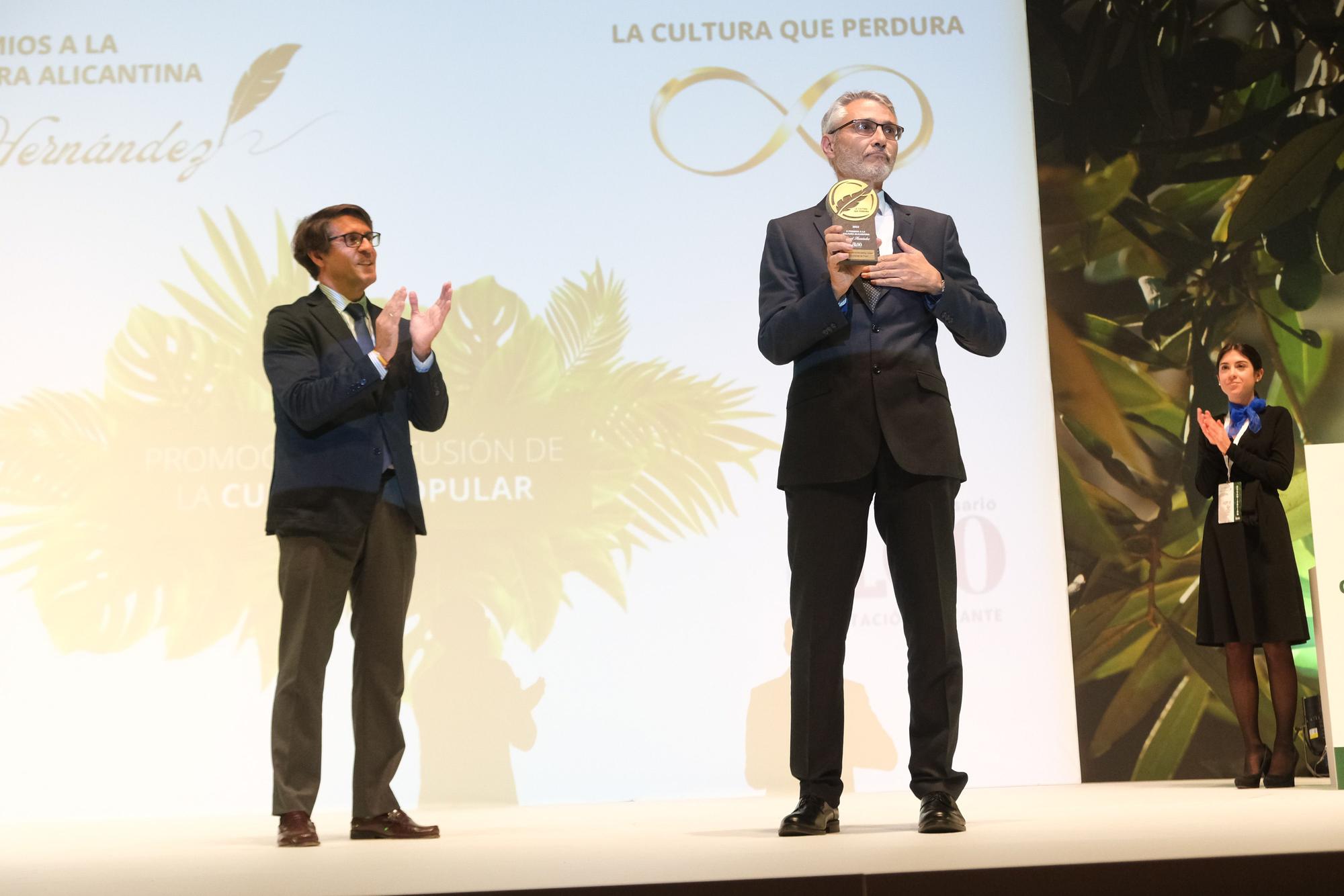 Así ha sido la Gala de entrega de los Premios Miguel Hernández a la Cultura Alicantina