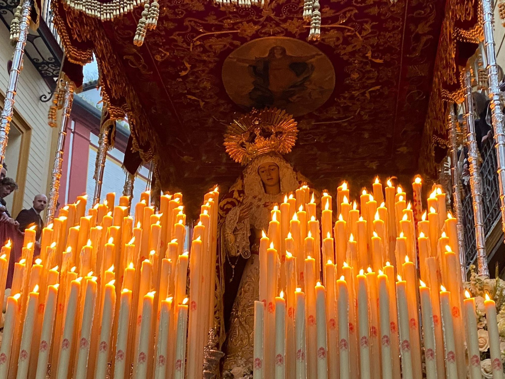 Palio de María Santísima de Regla de la Hermandad de Los Panaderos por calle Orfila