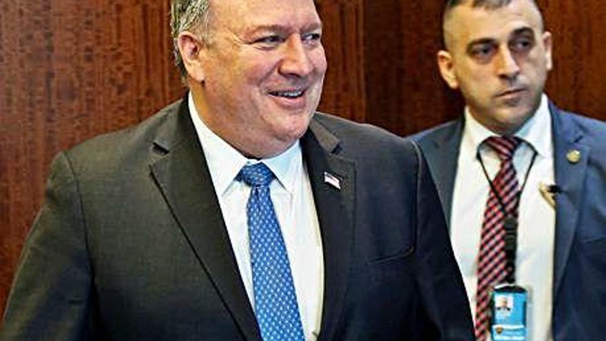 El secretari d&#039;Estat nord-americà, Mike Pompeo