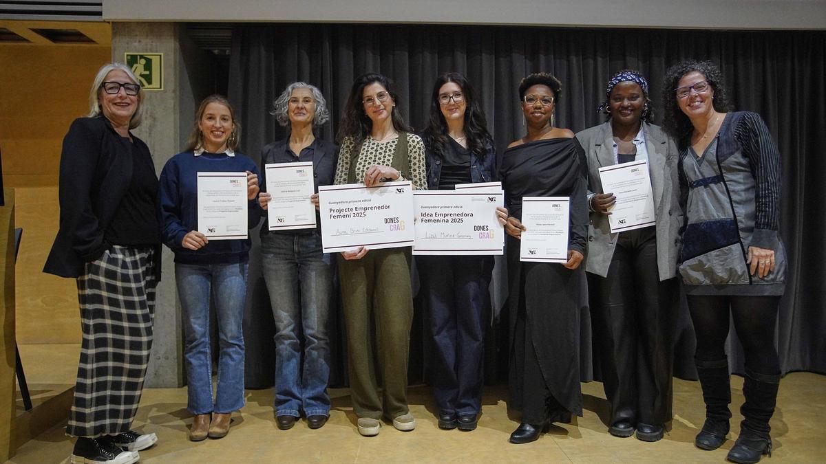 Les fotos de l'entrega dels Premis Dones CraG