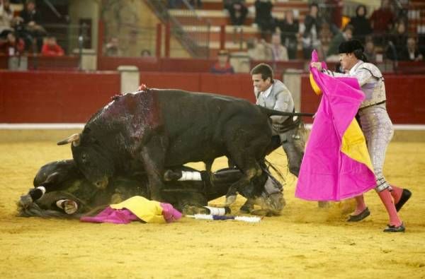 Vaquillas y rejones en la Feria San Jorge