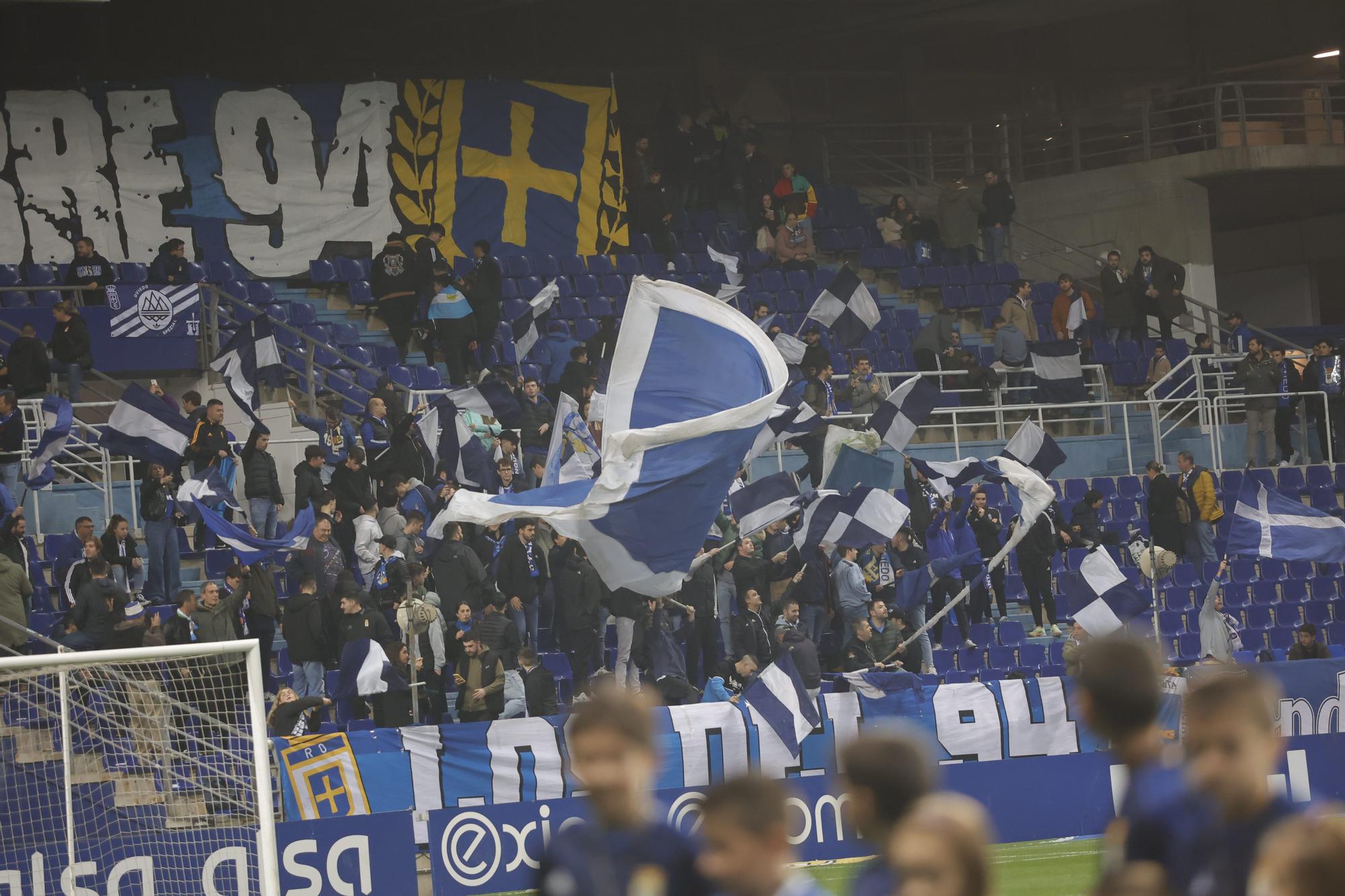 EN IMÁGENES: El Oviedo gana en casa por 1-0 frente al Mirandés