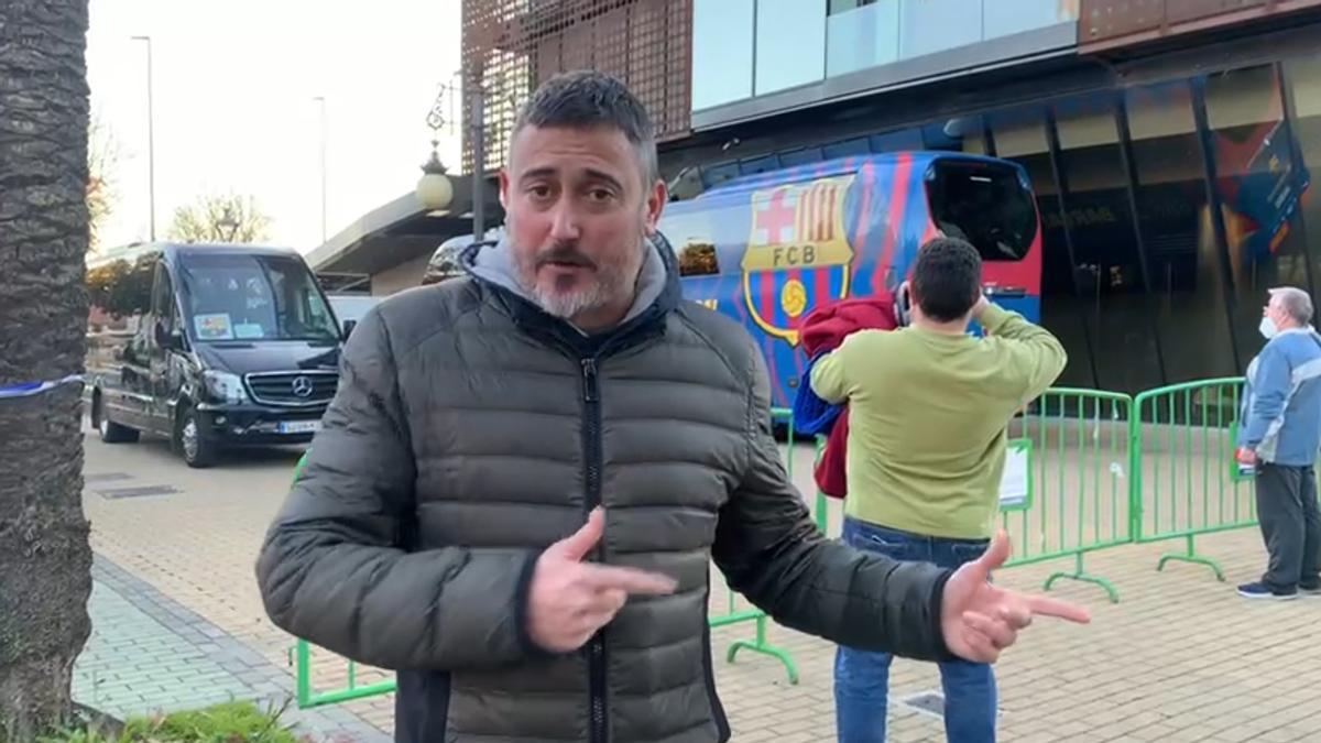 Ivan San Antonio trae la última hora desde el hotel de concentración del Barça