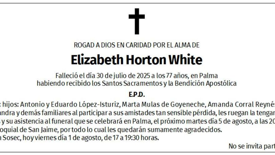 Elizabeth Horton White