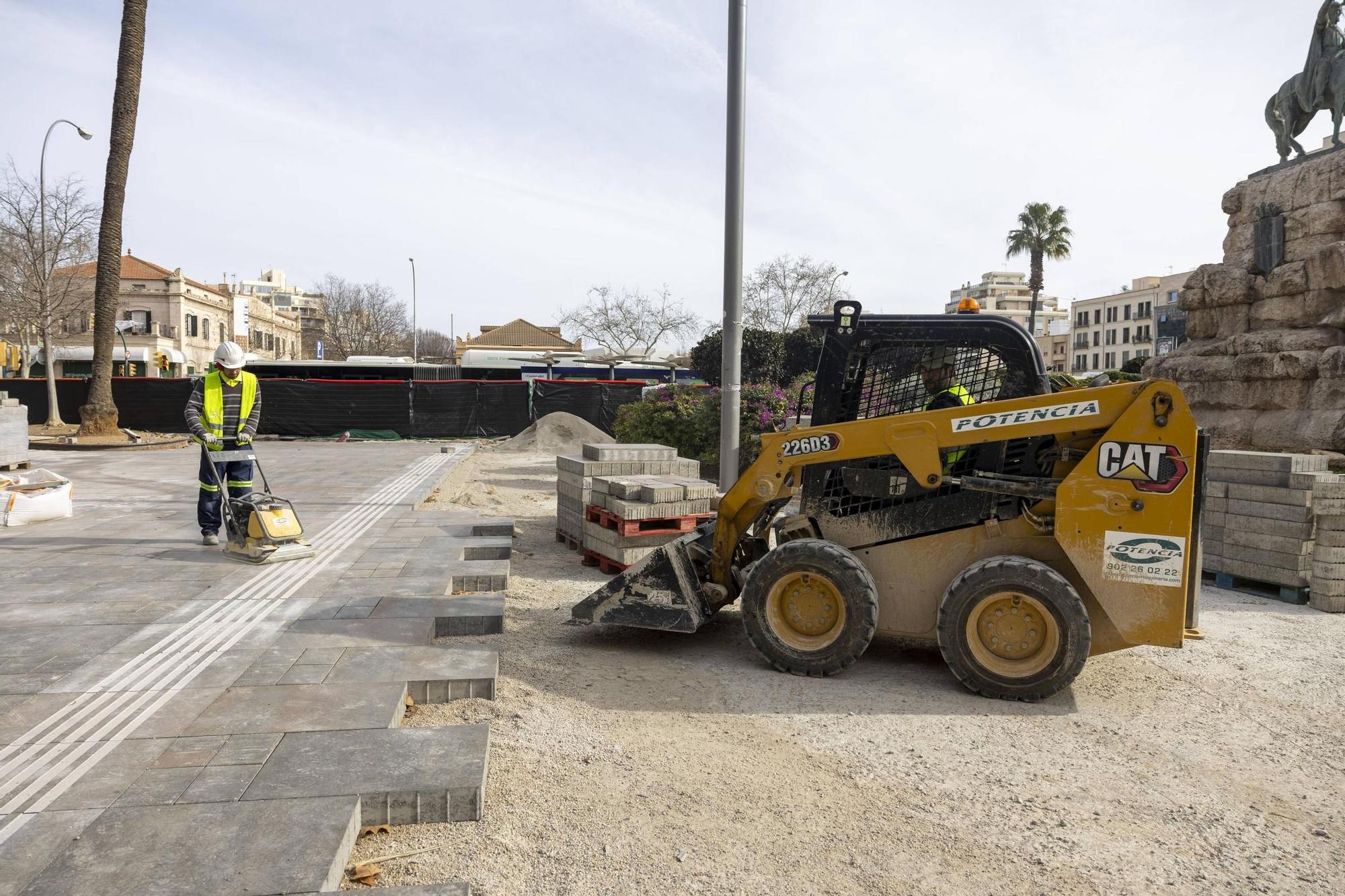 Fotos | La renovada plaza España de Palma