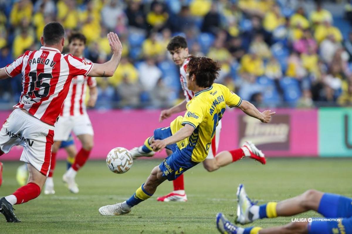 Así fue el partido entre el Sporting y Las Palmas