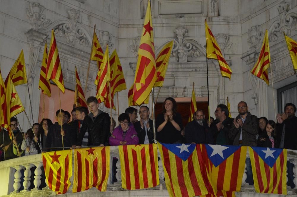 Acte de suport a l'alcaldessa de Berga, Montse Venturós