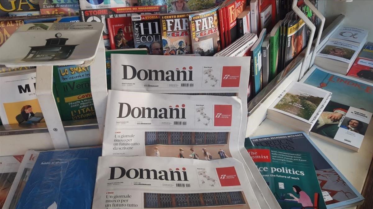 nuevo diario en papel en italia 'domani'