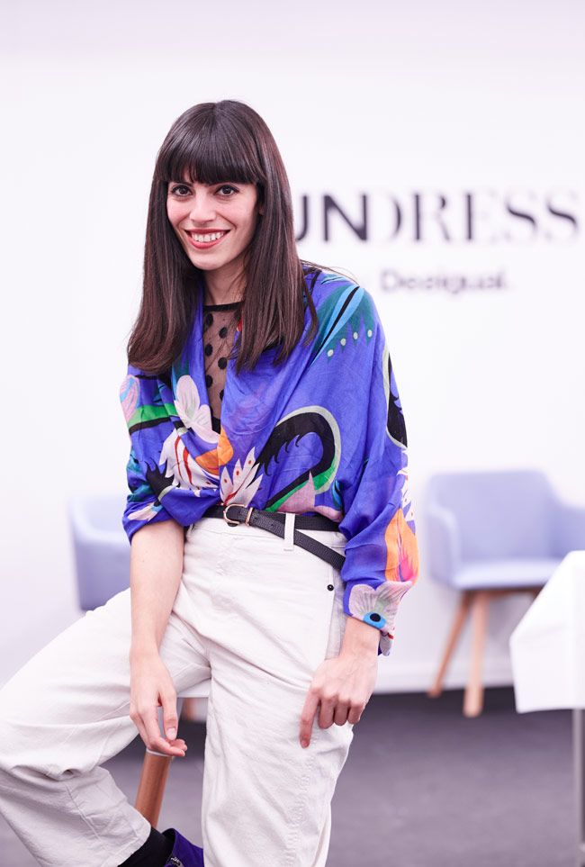 Entrevista a la artista Coco Dávez en el espacio Undress de Desigual en la Semana de la Moda de Madrid