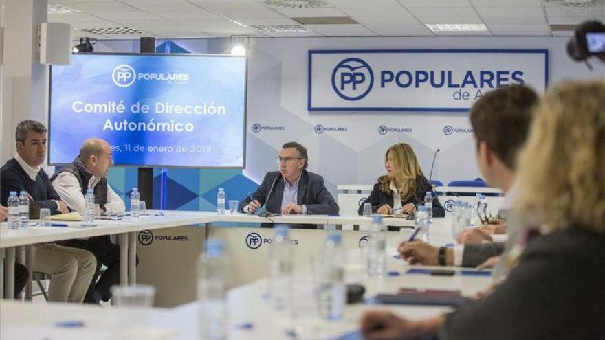 Beamonte avala el pacto andaluz con Vox pero no se moja en Aragón