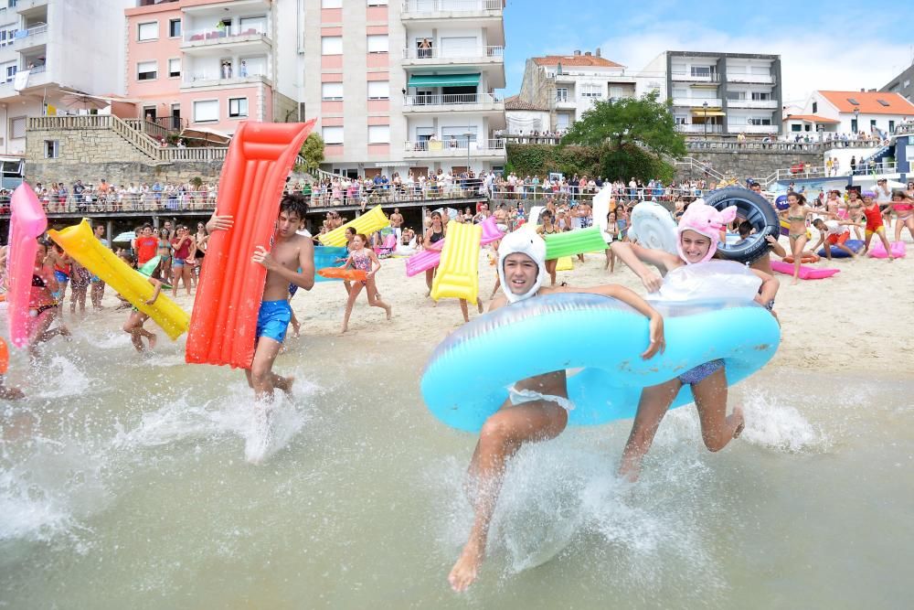 Un año más, y van nueve, se celebra el Campeonato Mundial de Colchonetas de Sanxenxo