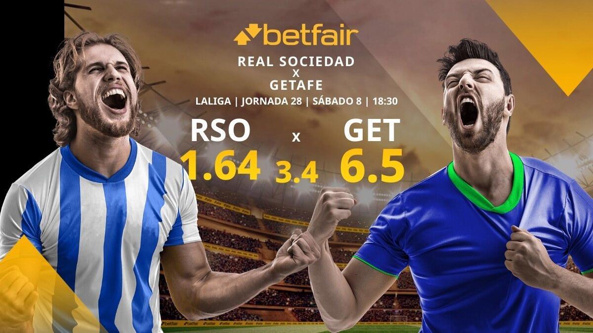 Real Sociedad vs. Getafe CF: alineaciones, horario, TV, estadísticas y pronósticos