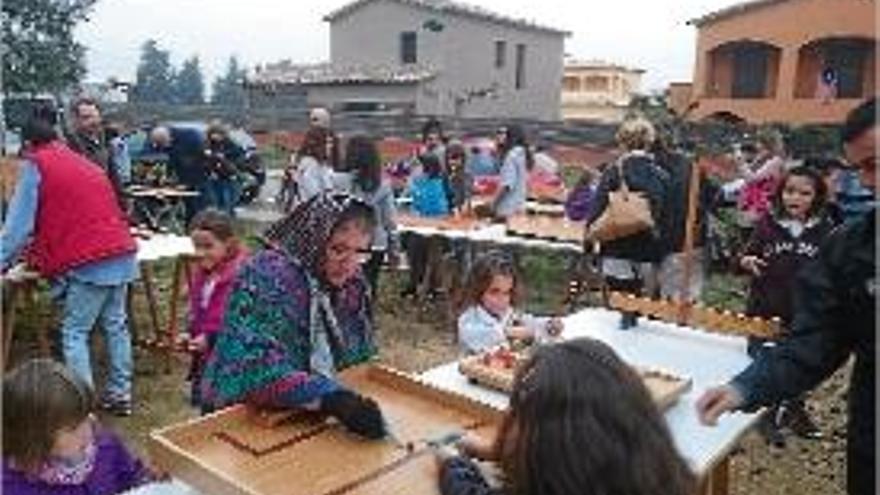 La castanyera no va faltar a la festa d&#039;ahir.