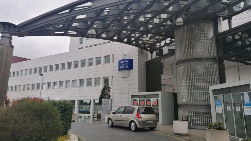 El acceso al Hospital San Agustín. | E. P.