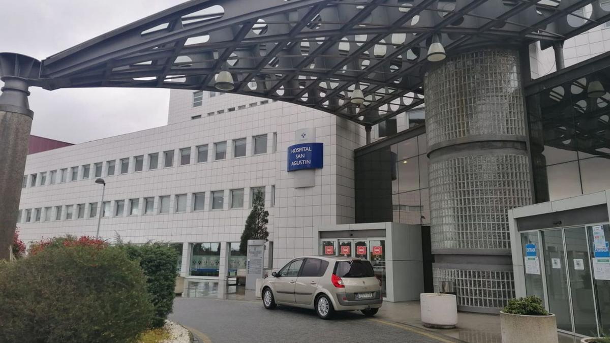 El acceso al Hospital San Agustín. | E. P.