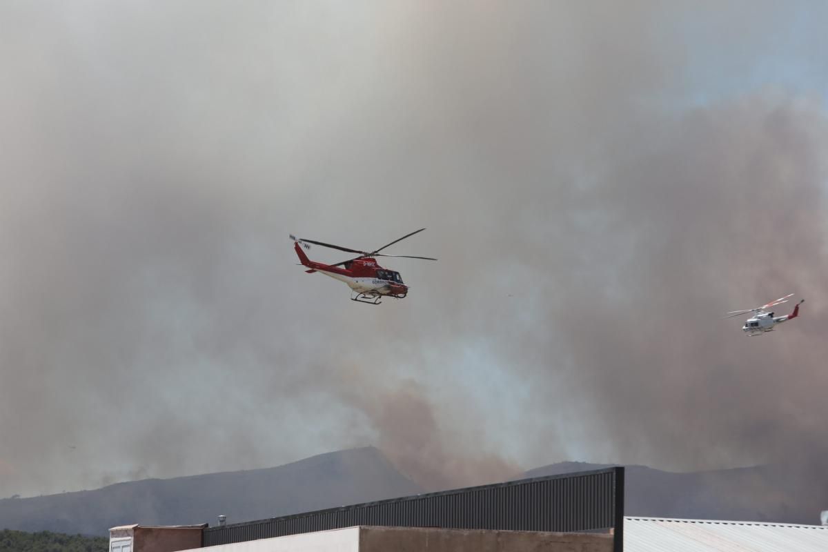 Incendio en la Serra Calderona