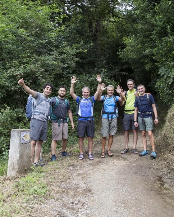 Peregrinos del Camino De Santiago, primer tramo de