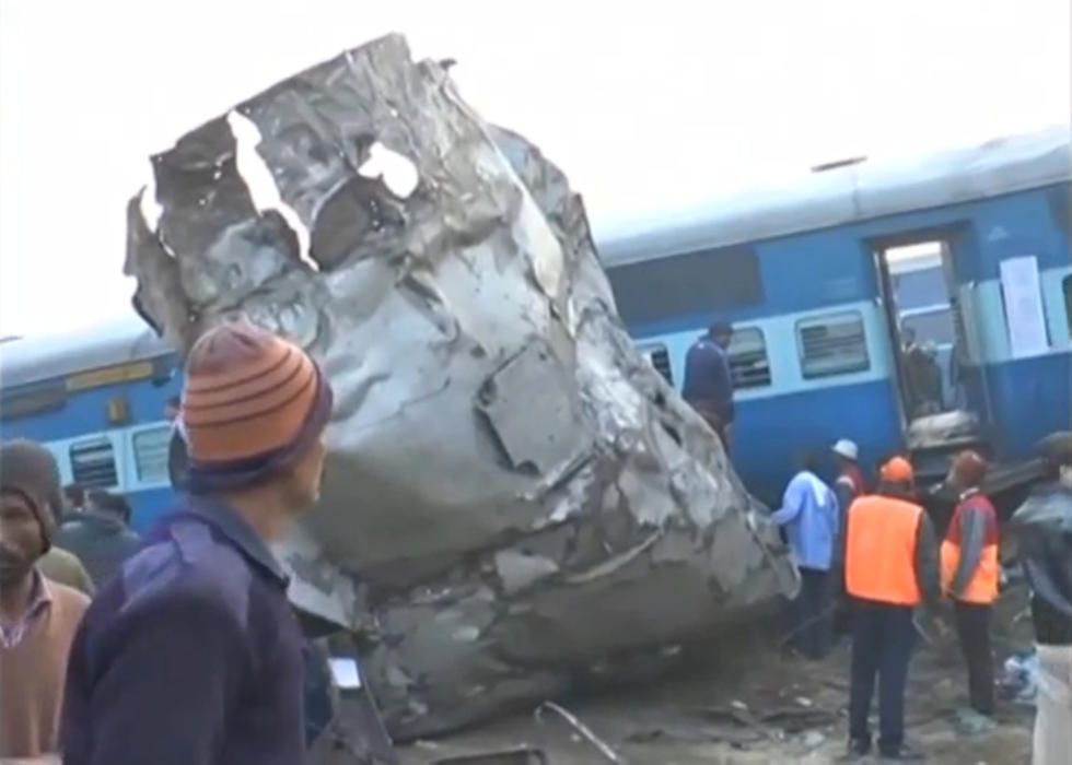 Accidente de tren en la India