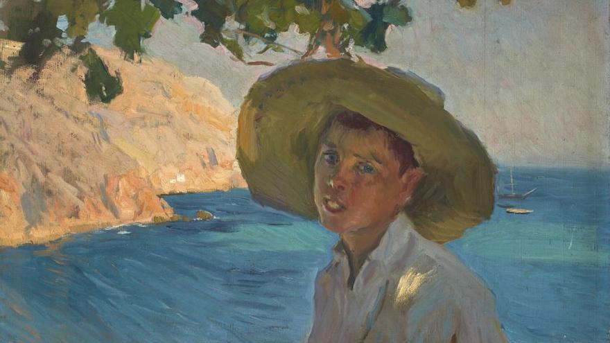 El óleo sobre lienzo «Chico con sombrero, Jávea» (1905), de Joaquín Sorolla.