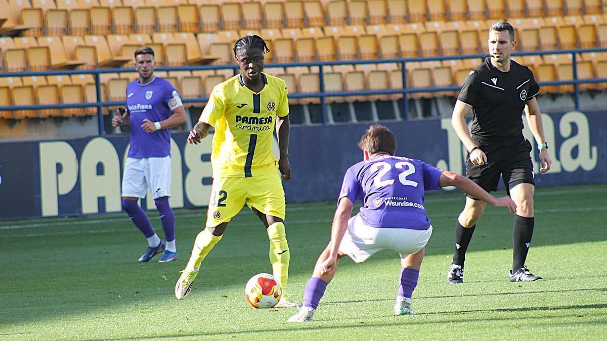 El joven extremo Seydou Llopis, uno de los habituales en el once titular del Villarreal C.