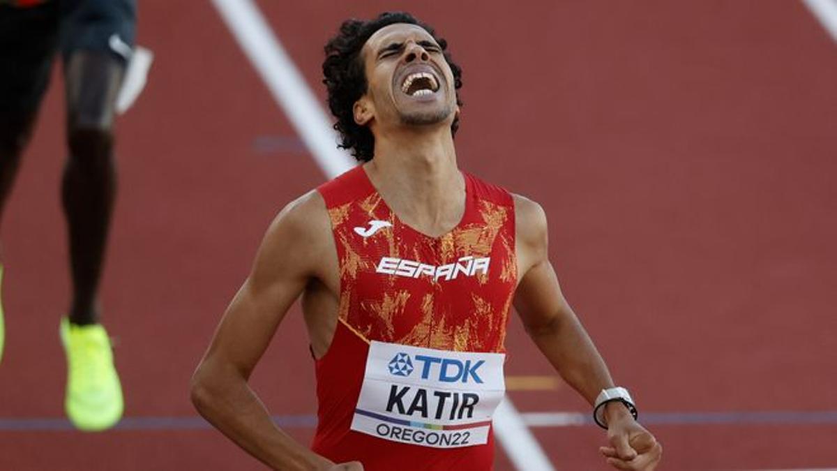 Mohamed Katir, tercero del mundo en 1.500 metros.
