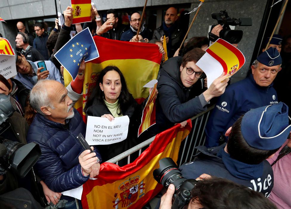Compareixença de Carles Puigdemont a Brussel·les