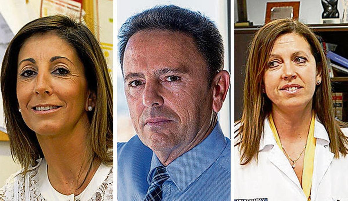 Beatriz López Ponga, Manuel Bayona García y Teresa Somer.