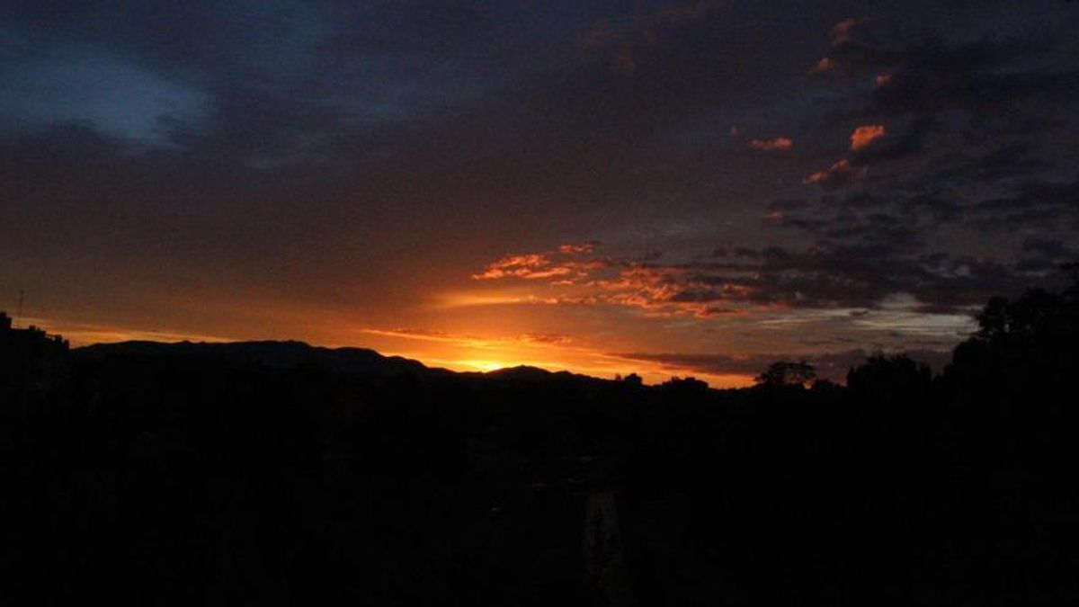 Sortida de sol sobre el cap de Creus.