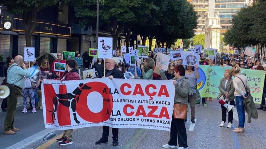 Una manifestación en València protesta contra el maltrato animal