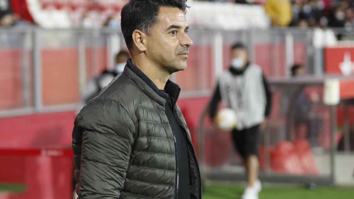 Míchel Sánchez, entrenador del Girona