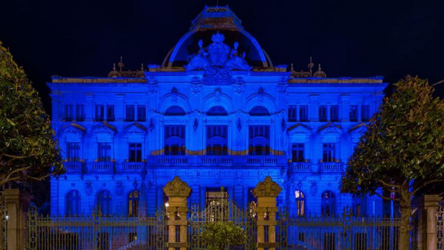 La Junta se pinta de azul por el 200.º aniversario de la Policía