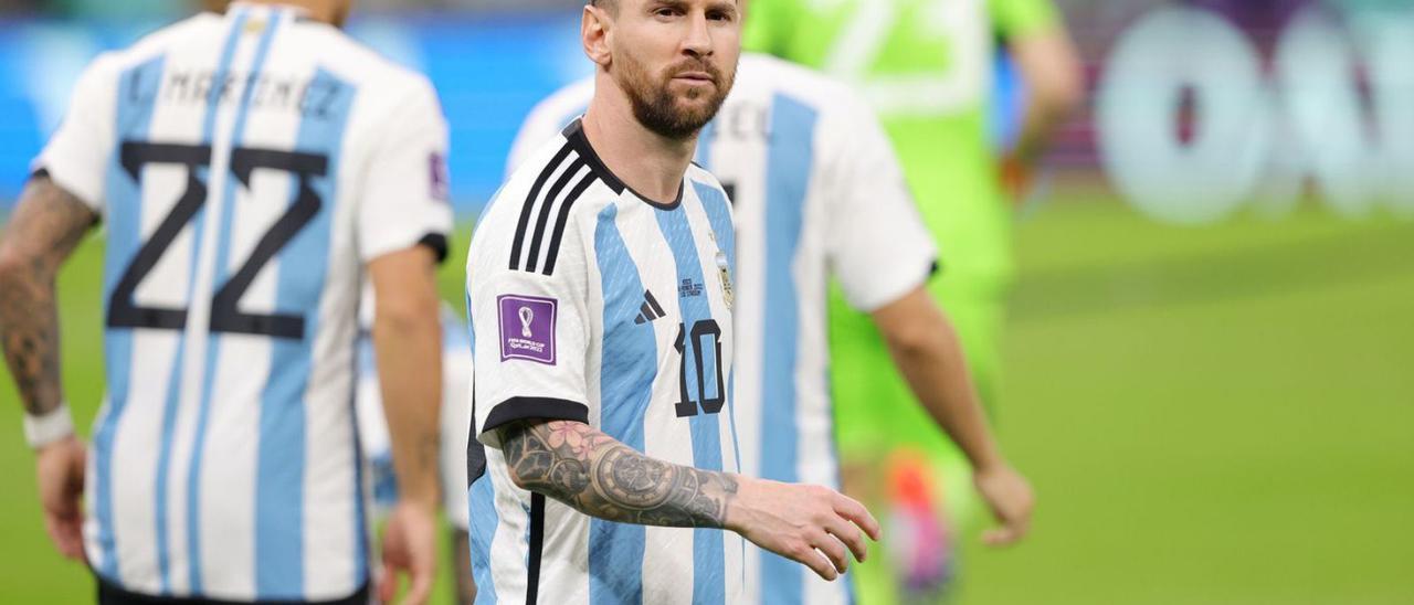 Messi va ser l’autor d’un dels gols de la victòria contra Mèxic. |  | EUROPA PRESS