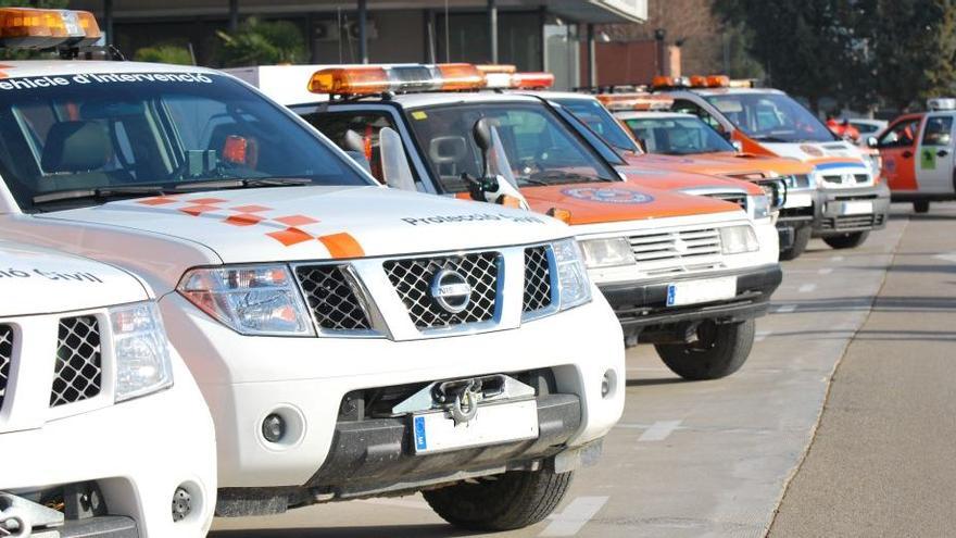 Vehicles d&#039;intervenció de Protecció Civil de la Generalitat